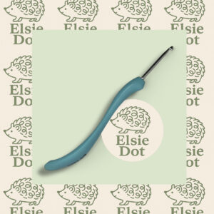 Ergonomic curved handle crochet hook - 3.5mm