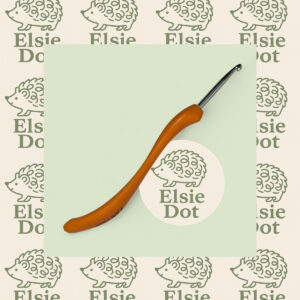 Ergonomic curved handle crochet hook - 4.5mm