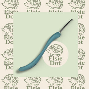Ergonomic curved handle crochet hook - 5.5mm