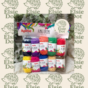 Katia Amigurumi Minis - Pack of 10 Coloured Cotton Set 4