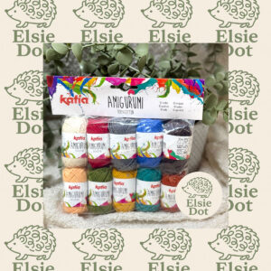 Katia Amigurumi Minis - Pack of 10 Coloured Cotton Set 1