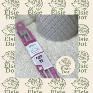 Birch Knitting Needle Premium Anodised 25cm – 4.5mm