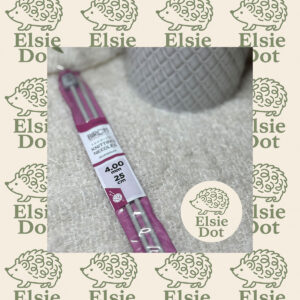 Birch Knitting Needle Premium Anodised 25cm – 4.00mm