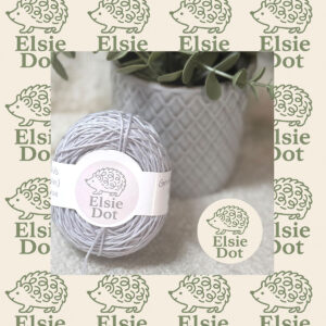 Cotton Solids Yarn 8ply - Silver Grey