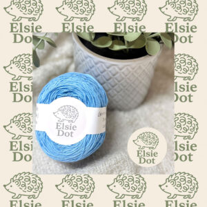 Cotton Solids Yarn 8ply - Sky Blue