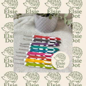 Set of 9 Easy Grip Crochet Hooks