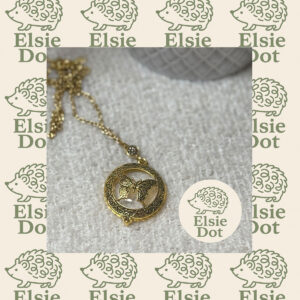 Magnifying Necklace Pendant - Butterfly