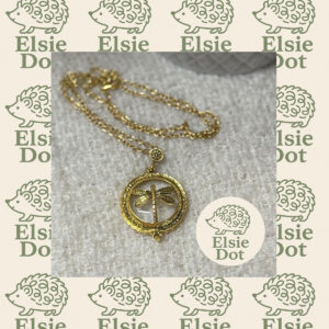 Magnifying Necklace Pendant - Dragonfly