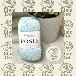 Fiddlesticks Posie - Ice Blue