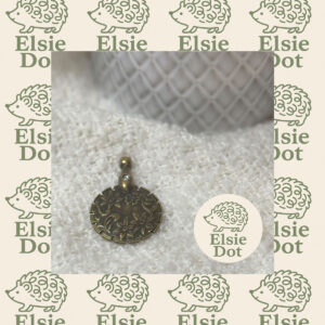 Brass tone Pendant Thread Cutter