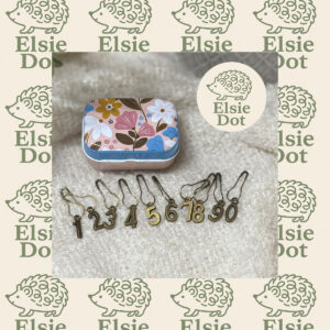 Tiny Tins with Numerical Stitch Counters 0-9