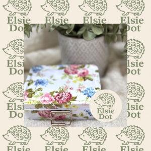 Vintage Style Tin - Floral Bouquet