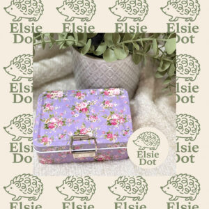 Vintage Style Tin - Lilac Floral