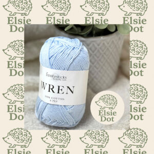 Fiddlesticks Wren - Pastel Blue