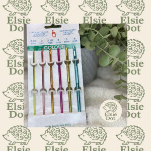 Pony Aluminium Anodised Coloured Crochet Hook Set