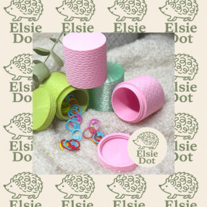Screw Top Crochet Knit Pattern Jar