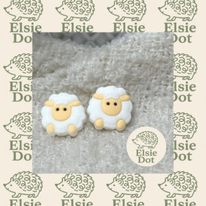 Knitting Needle Stitch Stoppers - Sheep