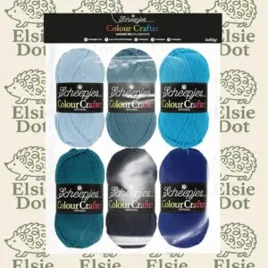 Scheepjes Colour Crafter Pack - Wadden Sea 6 x 50g