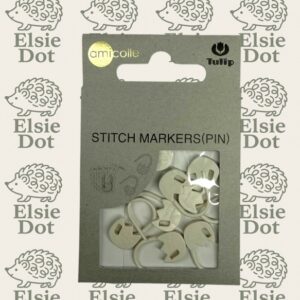 Tulip Stitch Markers - White